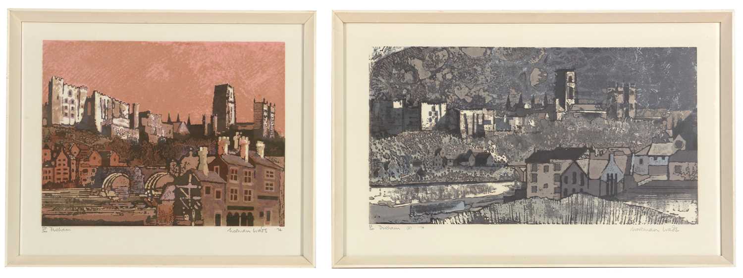 Lot 214 - Norman Wade - linocuts.