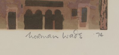 Lot 214 - Norman Wade - linocuts.