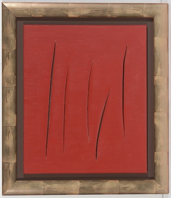 Lot 972 - After Lucio Fontana - oil