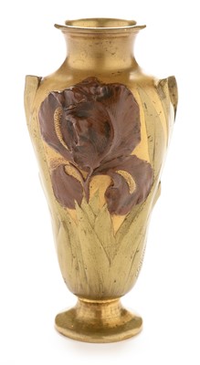 Lot 798 - Susse Freres gilt and lacquered bronze vase