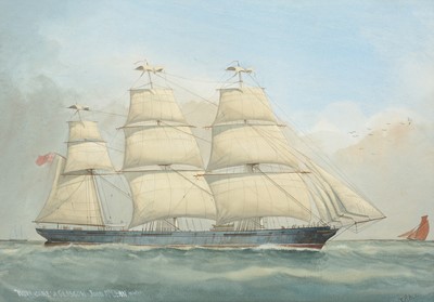 Lot 312 - J* Hall - watercolour.