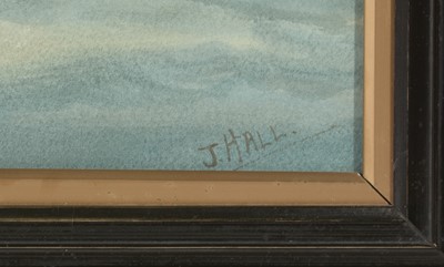 Lot 312 - J* Hall - watercolour.