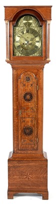 Lot 757 - Cuthbert Darnton, Durham - 18th Century eight day longcase clock