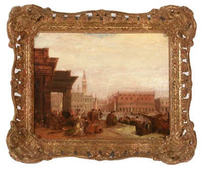 Lot 350 - Circle of James Holland - oil.