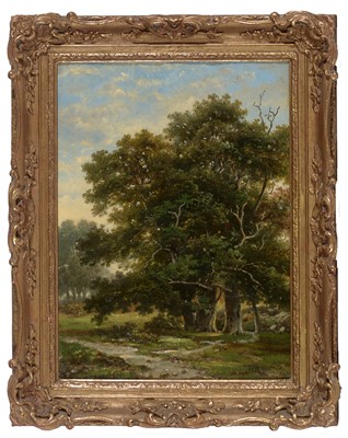 Lot 393 - Hendrik Barend Koekkoek - oil.