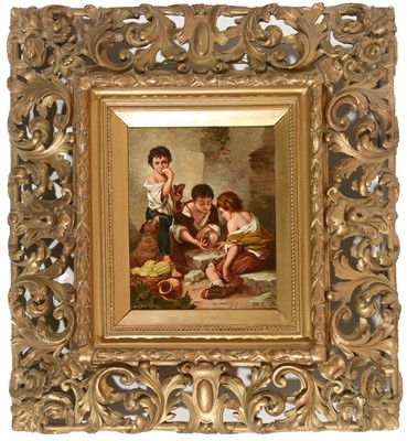 Lot 351 - H* Gibson after Murillo - oil.