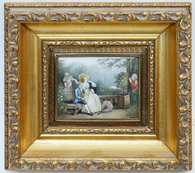 Lot 311 - * Challe - miniature watercolour