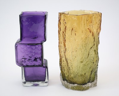 Lot 726 - Repro. of a Whitefriars vase and another