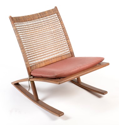 Lot 46 - Fredrik A. Kayser for Vatne: teak rocking chair