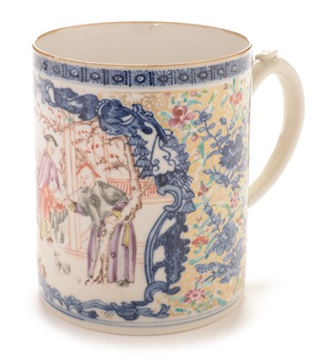 Lot 439 - Chinese famille rose mug