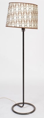 Lot 788 - A mid-20th Century wrought and chromed metal lamp standard