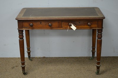 Lot 25 - Victorian walnut desk