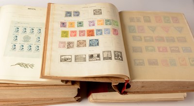 Lot 5 - Two New Ideal stamp albums and two others