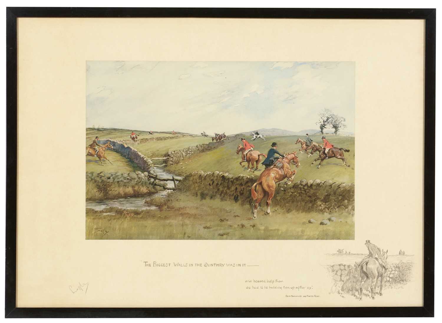 Lot 289 - "Snaffles" Charles Johnson Payne - print.
