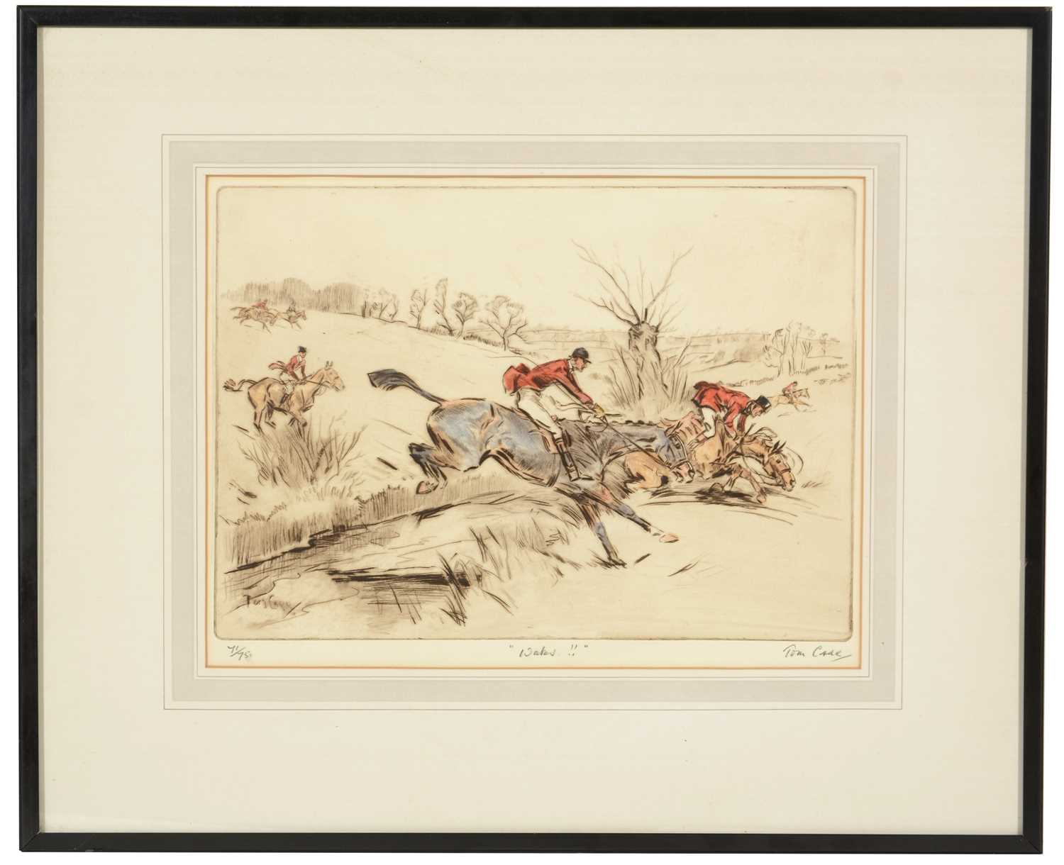 Lot 218 - Thomas "Tom" Carr - colour etching.