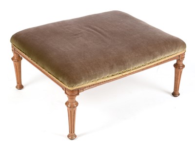 Lot 875 - Victorian walnut stool
