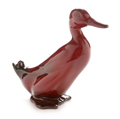 Lot 527 - Doulton Flambe duck