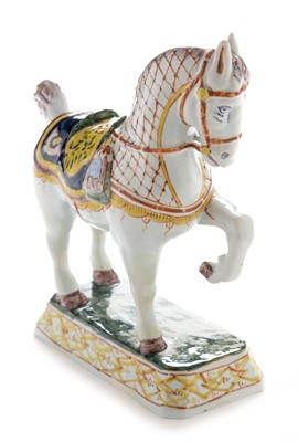 Lot 548 - 19th Century Dutch Delft horse