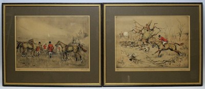 Lot 270 - Tom Carr - Coloured etchinngs