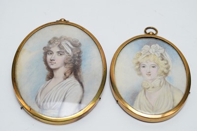 Lot 272 - British School, 19th Century - miniature
