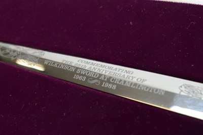 Lot 1057 - A Wilkinson Sword commemorative dagger.