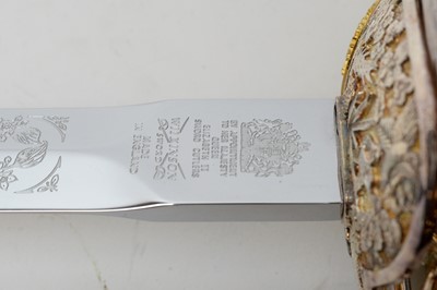 Lot 1058 - A Wilkinson Sword royal commemorative sword.