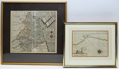 Lot 253 - * Saxton / * Hole - coloured engraving