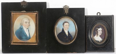 Lot 92 - British School 18th Century - miniatures
