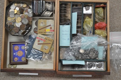 Lot 210 - A selection of copper and other coinage