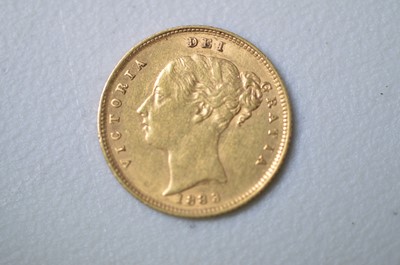 Lot 219 - Queen Victoria gold half sovereign
