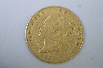 Lot 221 - Queen Victoria gold half sovereign