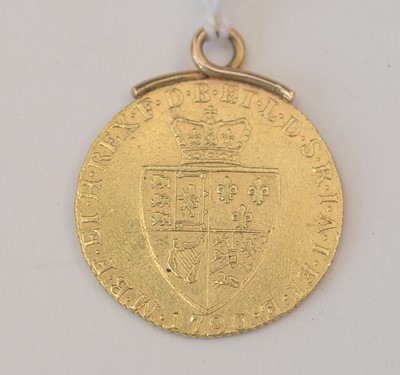 Lot 182 - George III gold spade guinea