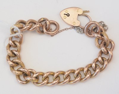 Lot 188 - 9ct yellow gold bracelet