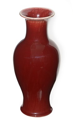 Lot 423 - Sang de boeuf vase