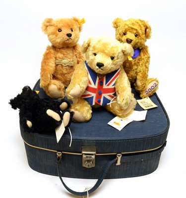 Lot 921 - Four Steiff Collectors' Teddy Bears.