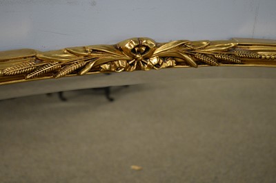 Lot 130 - Victorian style gilt overmantel mirror.