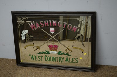 Lot 123 - 20th C pub mirror.