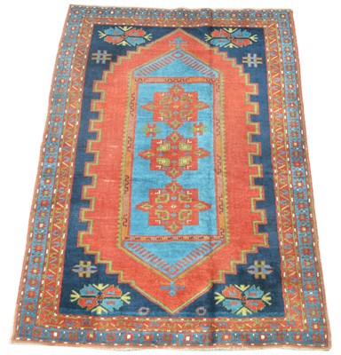 Lot 637 - Antique Caucasian rug