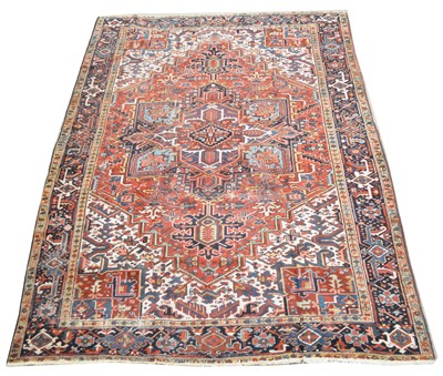 Lot 646 - Antique Heriz carpet