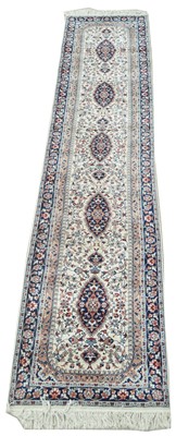 Lot 673 - Fine Kashan runner