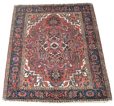 Lot 677 - Antique Heriz rug