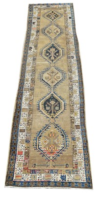 Lot 375 - Antique Serapi runner
