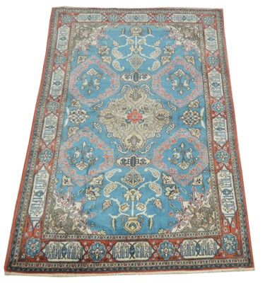 Lot 377 - Antique Qum carpet