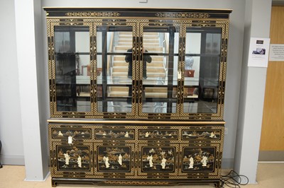 Lot 147 - 20thCentury glazed display cabinet.