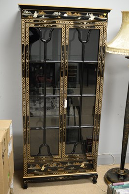 Lot 148 - 20th C inlaid bookcase.