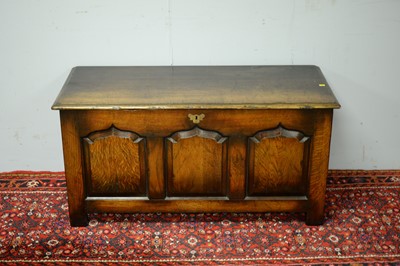 Lot 5 - N.H. Chapman 'Siesta' oak coffer.