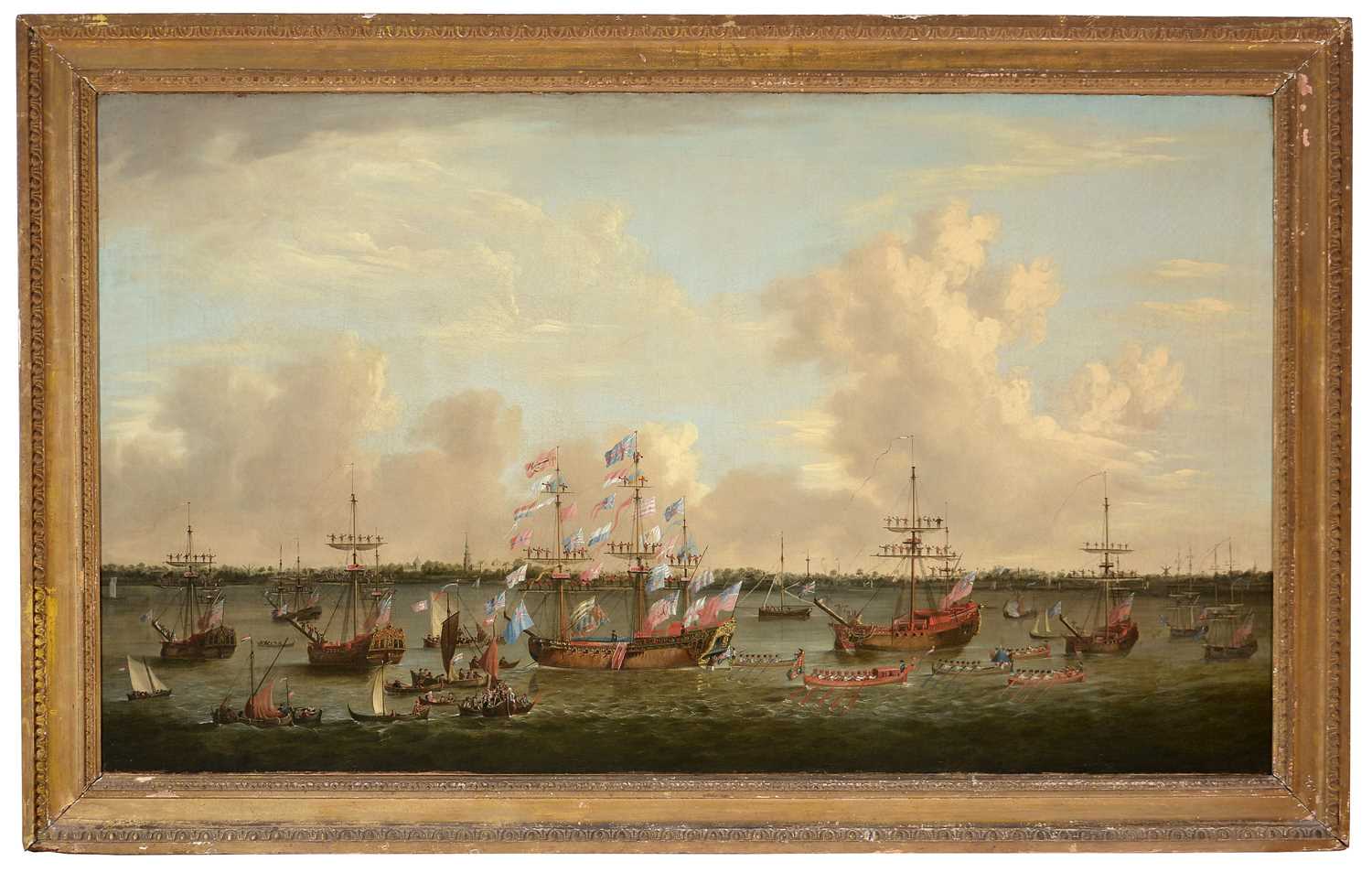Lot 368 - Attributed to Thomas Allen - oil.