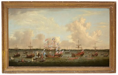 Lot 368 - Attributed to Thomas Allen - oil.