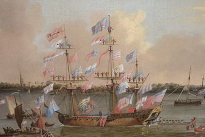 Lot 368 - Attributed to Thomas Allen - oil.