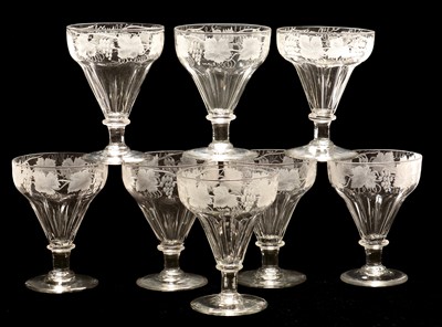 Lot 589 - Set 8 19th Century rummers